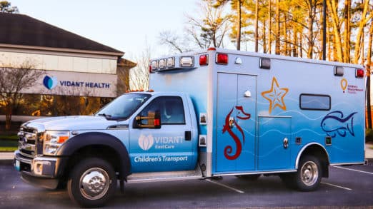 Vidant EastCare Children's Transport Ambulance