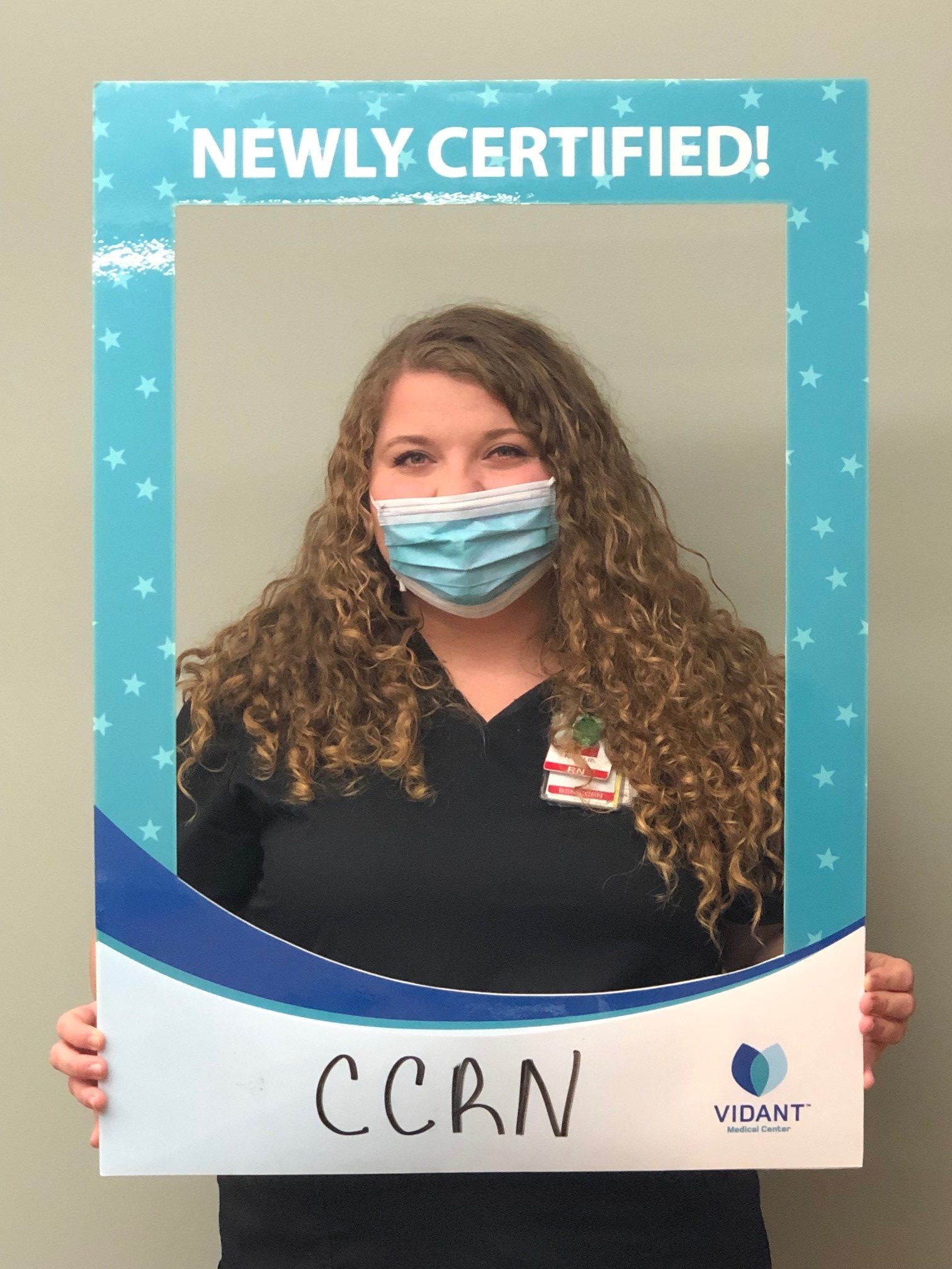 Natalie Capps, BSN, RN, CCRN works on the Cardiac Intensive Care Unit and received her critical care registered nurse certification